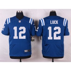 Indianapolis Colts #12 Andrew Luck Elite Royal Blue Team Color Men Nike NFL Jersey