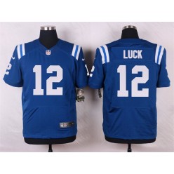 Indianapolis Colts #12 Andrew Luck Elite Royal Blue Team Color Men Nike NFL Jersey