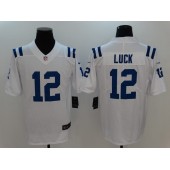 Indianapolis Colts #12 Andrew Luck White Vapor Untouchable Player Limited Nike NFL Jersey