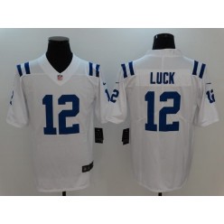 Indianapolis Colts #12 Andrew Luck White Vapor Untouchable Player Limited Nike NFL Jersey