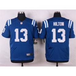 Indianapolis Colts #13 T.Y. Hilton Elite Royal Blue Team Color Men Nike NFL Jersey
