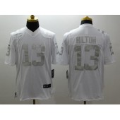 Indianapolis Colts #13 T.Y. Hilton White Men Nike NFL Limited Platinum Jersey