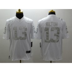 Indianapolis Colts #13 T.Y. Hilton White Men Nike NFL Limited Platinum Jersey