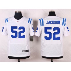 Indianapolis Colts #52 D Qwell Jackson Elite White Men Nike NFL Jersey