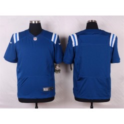 Indianapolis Colts Blank Elite Royal Blue Team Color Men Nike NFL Jersey