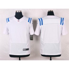 Indianapolis Colts Blank Elite White Men Nike NFL Jersey