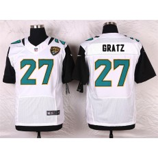 Jacksonville Jaguars #27 Dwayne Gratz Elite White Men Nike NFL Jersey