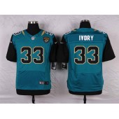 Jacksonville Jaguars #33 Chris Ivory Elite Teal Green Team Color Men Nike NFL Jersey
