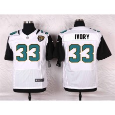 Jacksonville Jaguars #33 Chris Ivory Elite White Men Nike NFL Jersey