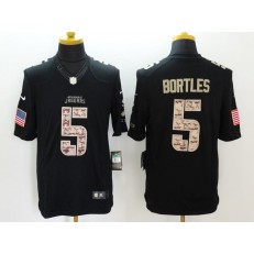 Jacksonville Jaguars #5 Blake Bortles Black Men Stitched Nike NFL Limited Salute to Service Jersey