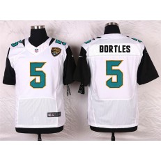 Jacksonville Jaguars #5 Blake Bortles Elite White Men Nike NFL Jersey
