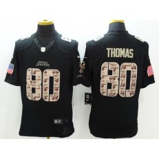 Jacksonville Jaguars #80 Julius Thomas Black Men Stitched Nike NFL Limited Salute to Service Jersey