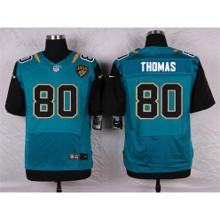 Jacksonville Jaguars #80 Julius Thomas Elite Teal Green Team Color Men Nike NFL Jersey