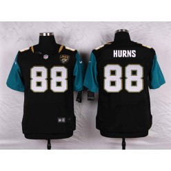 Jacksonville Jaguars #88 Allen Hurns Elite Black Alternate Men Nike NFL Jersey