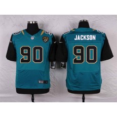 Jacksonville Jaguars #90 Malik Jackson Elite Teal Green Team Color Men Nike NFL Jersey