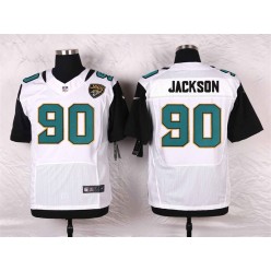 Jacksonville Jaguars #90 Malik Jackson Elite White Men Nike NFL Jersey