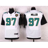 Jacksonville Jaguars #97 Roy Miller Elite White Men Nike NFL Jersey
