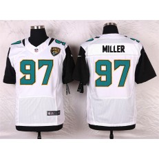 Jacksonville Jaguars #97 Roy Miller Elite White Men Nike NFL Jersey