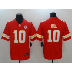 Kansas City Chiefs #10 Tyreek Hill Red Vapor Untouchable Player Limited Nike NFL Jersey