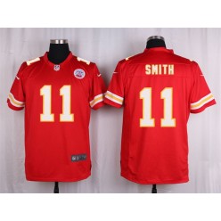 Kansas City Chiefs #11 Alex Smith Red Vapor Untouchable Player Limited Nike NFL Jersey