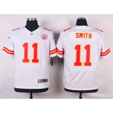 Kansas City Chiefs #11 Alex Smith White Men Nike NFL Elite Jersey