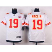 Kansas City Chiefs #19 Jeremy Maclin White Men Nike NFL Elite Jersey