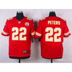 Kansas City Chiefs #22 Marcus Peters Red Team Color Men Nike NFL Jersey