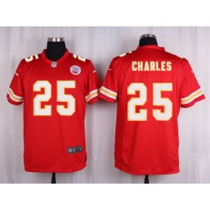 Kansas City Chiefs #25 Jamaal Charles Red Vapor Untouchable Player Limited Nike NFL Jersey
