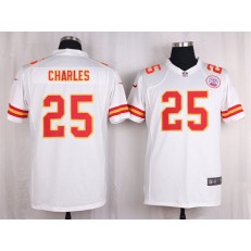 Kansas City Chiefs #25 Jamaal Charles White Vapor Untouchable Player Limited Nike NFL Jersey