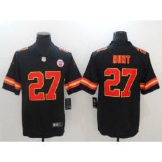 Kansas City Chiefs #27 Kareem Hunt Black Vapor Untouchable Player Limited Nike NFL Jersey