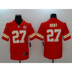 Kansas City Chiefs #27 Kareem Hunt Red Vapor Untouchable Player Limited Nike NFL Jersey