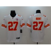 Kansas City Chiefs #27 Kareem Hunt White Vapor Untouchable Player Limited Nike NFL Jersey
