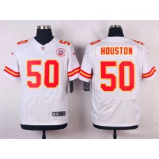 Kansas City Chiefs #50 Justin Houston White Men Nike NFL Elite Jersey