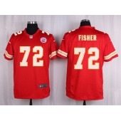 Kansas City Chiefs #72 Eric Fisher Red Vapor Untouchable Player Limited Nike NFL Jersey