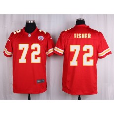 Kansas City Chiefs #72 Eric Fisher Red Vapor Untouchable Player Limited Nike NFL Jersey