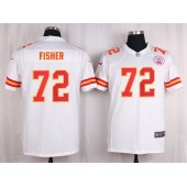 Kansas City Chiefs #72 Eric Fisher White Vapor Untouchable Player Limited Nike NFL Jersey
