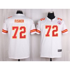 Kansas City Chiefs #72 Eric Fisher White Vapor Untouchable Player Limited Nike NFL Jersey