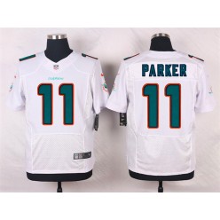 Miami Dolphins #11 DeVante Parker Elite White Men Nike NFL Jersey