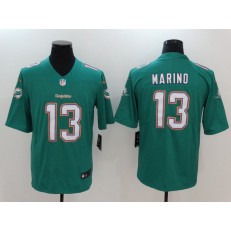 Miami Dolphins #13 Dan Marino Aqua Green Alternate Men Stitched Nike NFL Elite Jersey