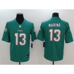 Miami Dolphins #13 Dan Marino Aqua Green Alternate Men Stitched Nike NFL Elite Jersey