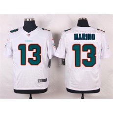 Miami Dolphins #13 Dan Marino Elite White Men Nike NFL Jersey