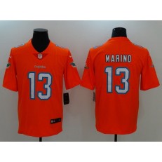 Miami Dolphins #13 Dan Marino Orange Vapor Untouchable Limited Men Nike NFL Jersey