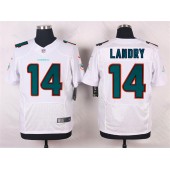 Miami Dolphins #14 Jarvis Landry Elite White Men Nike NFL Jersey