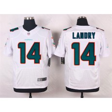Miami Dolphins #14 Jarvis Landry Elite White Men Nike NFL Jersey