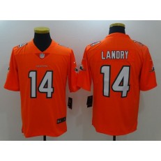 Miami Dolphins #14 Jarvis Landry Orange Vapor Untouchable Limited Men Nike NFL Jersey