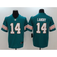Miami Dolphins #14 Jarvis Landry Teal Vapor Untouchable Player Limited Men Nike NFL Jersey