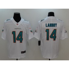 Miami Dolphins #14 Jarvis Landry White Vapor Untouchable Limited Men Nike NFL Jersey