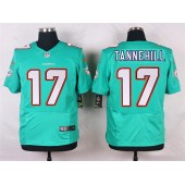 Miami Dolphins #17 Ryan Tannehill Elite Aqua Green Team Color Men Nike NFL Jersey