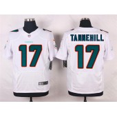 Miami Dolphins #17 Ryan Tannehill Elite White Men Nike NFL Jersey