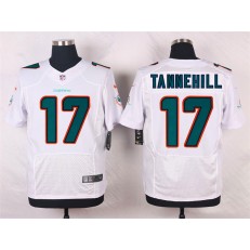 Miami Dolphins #17 Ryan Tannehill Elite White Men Nike NFL Jersey